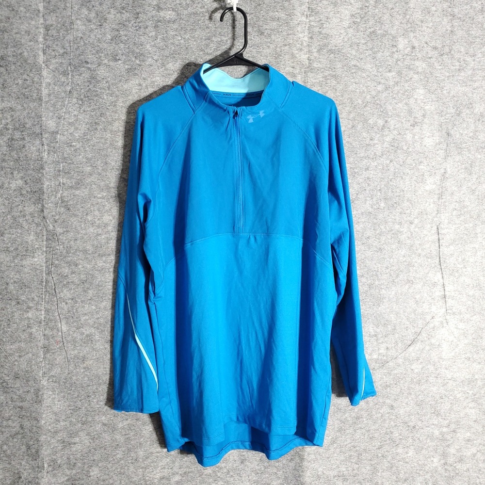 Under Armour Quarter Zip Pullover Mens XL Long Sleeve‎ Running Athletic Training